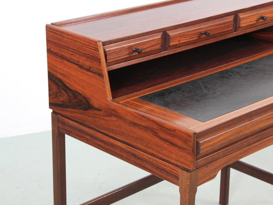 Petit bureau à gradin scandinave en palissandre de Rio – Tables d'appoint, Wood (photo 8 of 13)