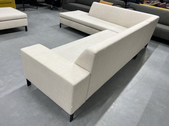 Image 1 of Divano angolare Gelderland 7610 con sgabello in tessuto Clara