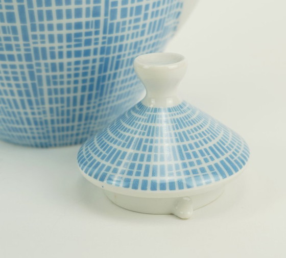Image 1 of Kaffeekanne Arzberg Form 2000 Heinrich Löffelhardt 1954 blau