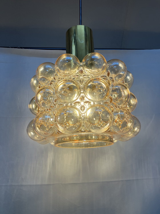 Image 1 of Helena Tynell Bubble Pendelleuchte Bernstein, von Limburg Glashütte