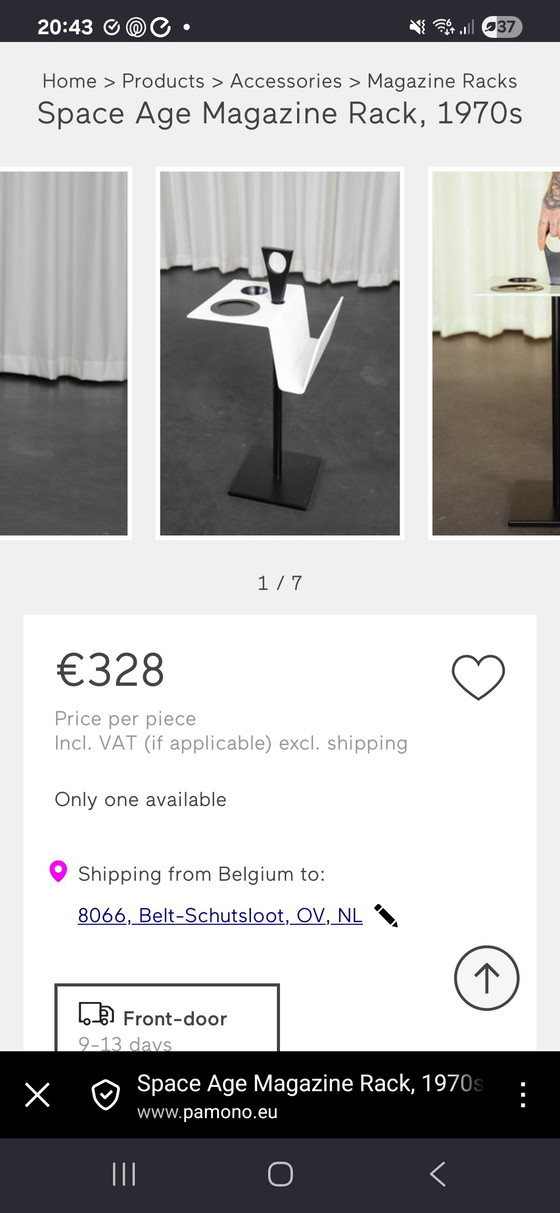 Image 1 of Vintage magazine tafel 1970