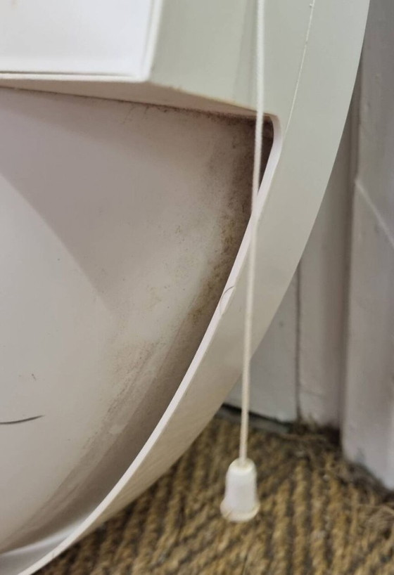 Image 1 of Specchio rotondo inclinabile con luce del 1970 (62 cm)