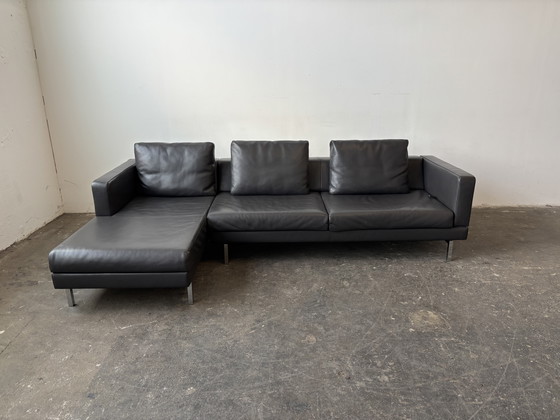 Image 1 of Jori Tigra Open Base designer sofa leather gray