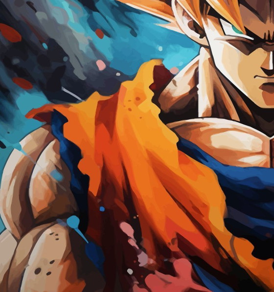 Image 1 of Alberto RICARDO - Dragon Ball 2 - Toile d'artiste