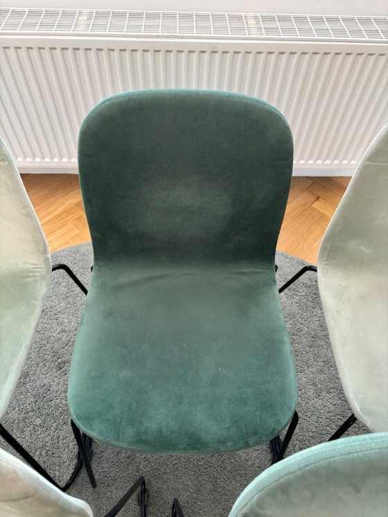 Image 1 of 5 chaises de salle à manger meublées