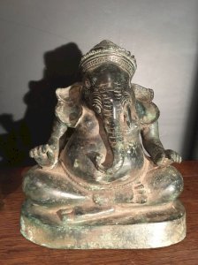 Bronzen Ganesh beeld, India