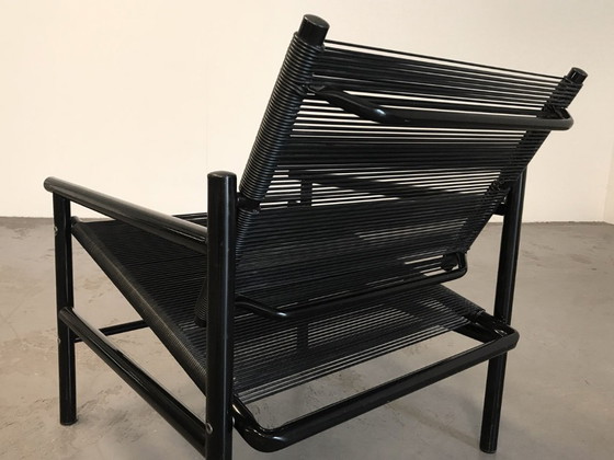 Twee Fly Line loungestoelen, G. Belotti voor CMP Padova – Stoelen / fauteuils, Metal, Plastic (photo 10 of 11)