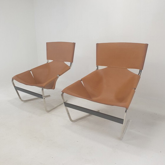 Image 1 of Pair of vintage model F444 armchairs by Pierre Paulin for Artifort, 1960s