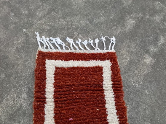 Image 1 of Tapis marocain en laine naturelle 300cmx100cm