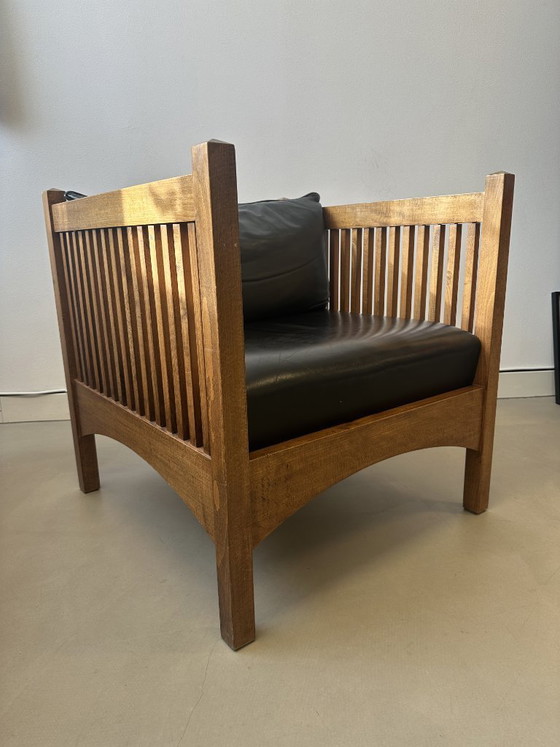 Image 1 of Bijenkorf Design-Sessel, Spindelwürfel-Sessel, 2er-Set