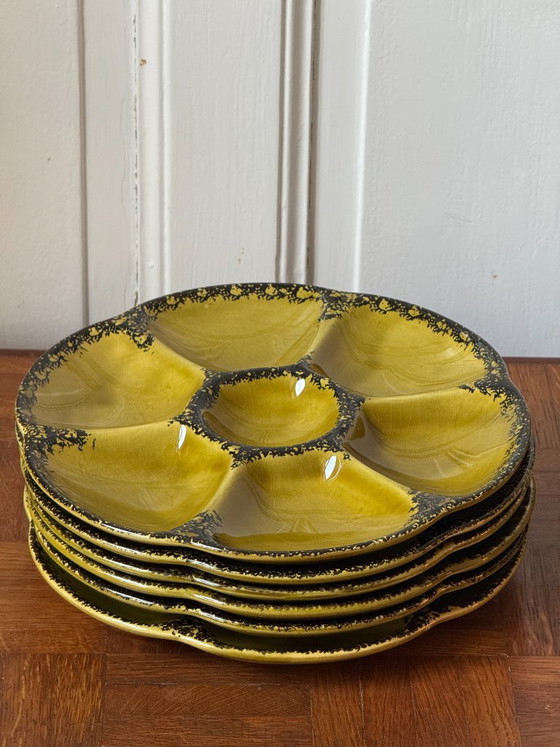 Set of 12 Gien Oyster Plates – Crockery, Ceramic (photo 16 of 20)