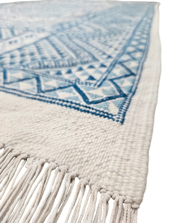 Image 1 of Tappeto Kelim orientale annodato a mano, Soumak, Tunisia, 154x238 cm.