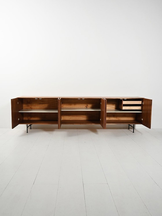 Image 1 of Sideboard in teak with six doors attributed to Nils Jonsson