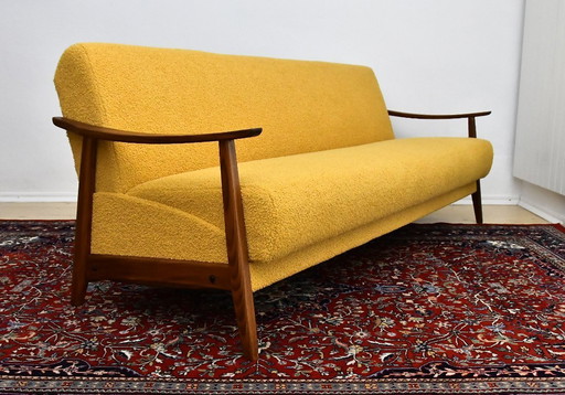 Skandinavisches Klappsofa aus Teakholz, 1960er Jahre