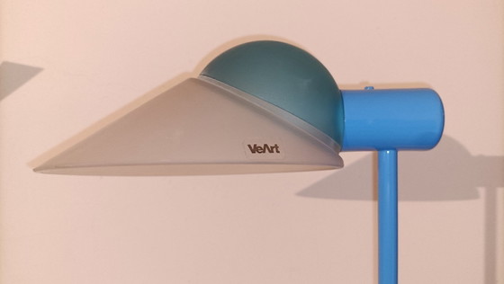 Lámpara de pie Ve-art, VeArt, Lámparas de pie, Vidrio, Metal, Azul (foto 2 de 6)