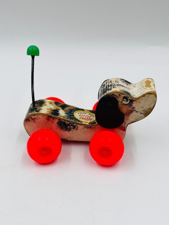 Image 1 of Lot de 4 jouets en bois Fisher-price années 60