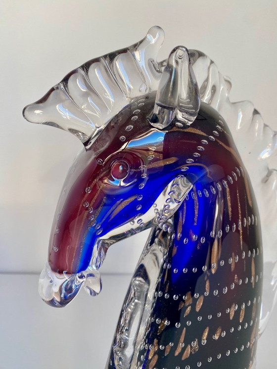Image 1 of Vetro di Murano – Testa di Cavallo Grande – 24 cm – 2,5 kg