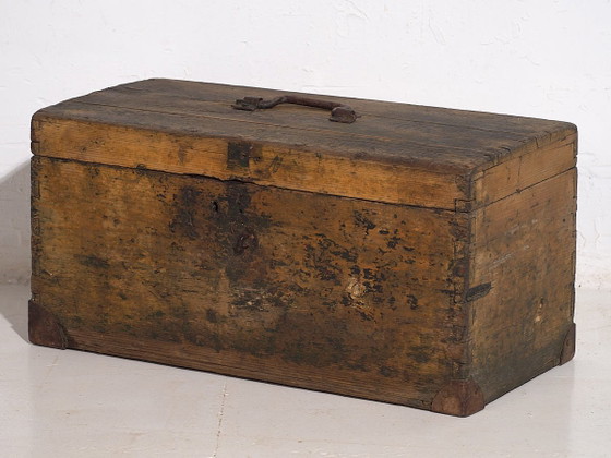 Small antique metal frame chest (c.1900) #3 – Chest of drawers, Rustic (photo 29 of 34)