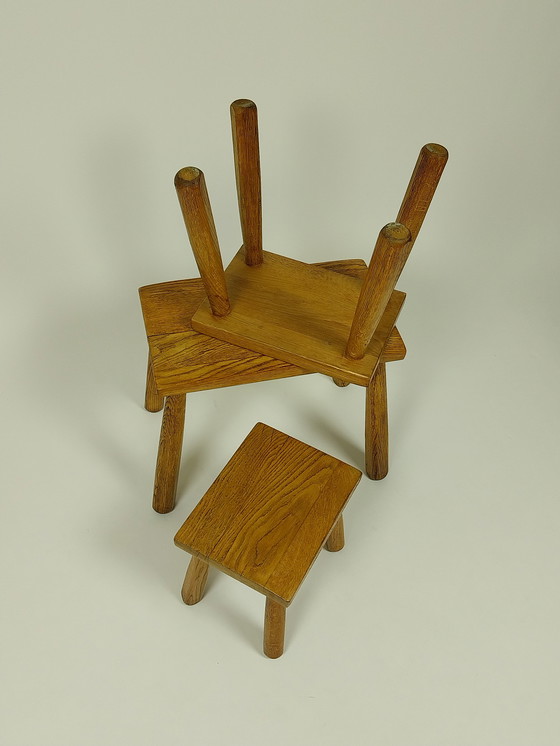 Image 1 of Set of 3 Brutalist Side Tables
