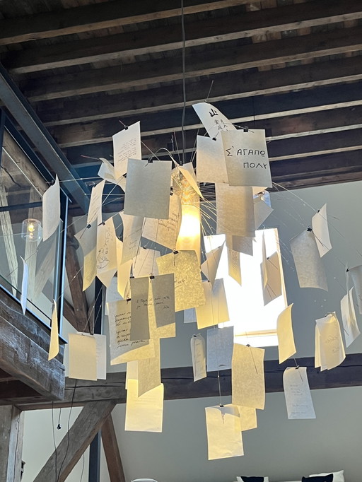 Ingo Maurer Lampe à suspension Zettel'z 5