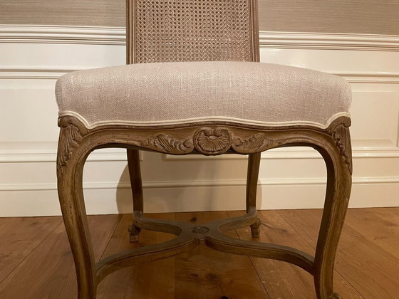 Gilles Nouailhac Eetkamerstoel – Eetkamerstoelen, Rattan, Textile (photo 3 of 5)