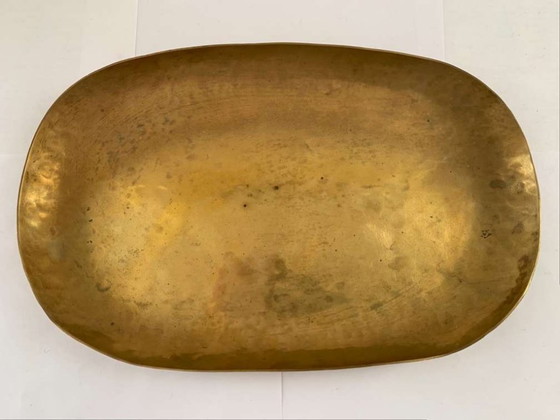 Image 1 of Ciotola/Vassoio Art Deco Modello Mod. 29 Karl Bayer Arts and Crafts Monaco Art Nouveau Ottone