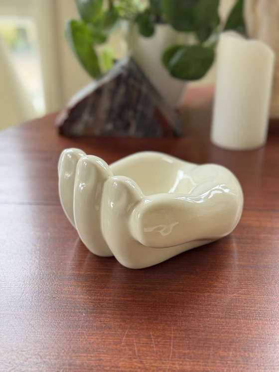 Vide-poche vintage en céramique, format XL, années 80 – Bols, Ceramic (photo 2 of 13)