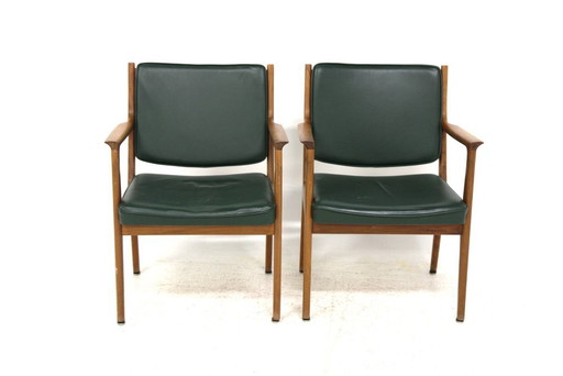 Poltrone di Karl-Erik Ekselius, Svezia, anni '60, Set di 2