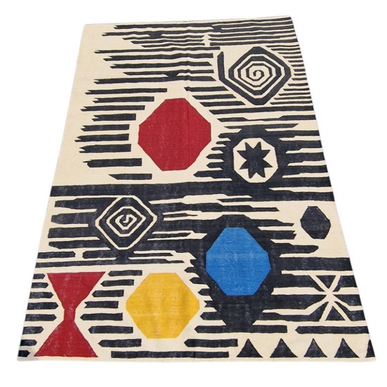 Calder Stars Over Mountains 1965 Handwoven Tapestry | Contemporary Textile Art (100 × 67 in) – Rugs & carpets (photo 3 of 9)