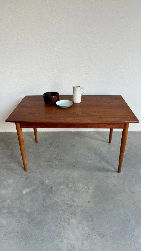 Image 1 of Vintage Danish Teak Dining Table, Extendable