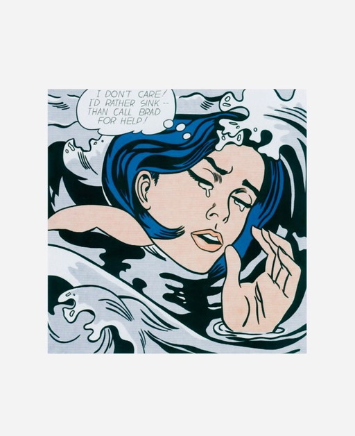 Roy Lichtenstein: "Drowning Girl".