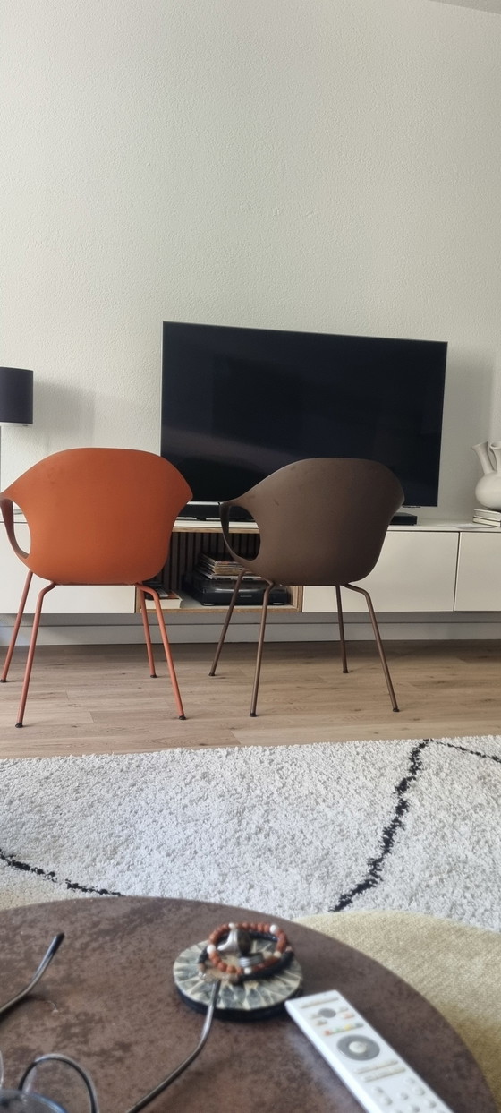 Kristalia Elephant Stoel Rood – Eetkamerstoelen, Metal, Plastic (photo 9 of 10)