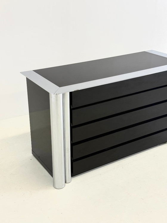 Image 1 of Credenza nera disegnata da Antonello Mosca per Cinova.
