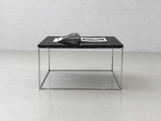 Tavolino da caffè TemaHome Gleam con piano in marmo nero e struttura cromata – Tavolini da caffè, Marble (photo 8 of 15)