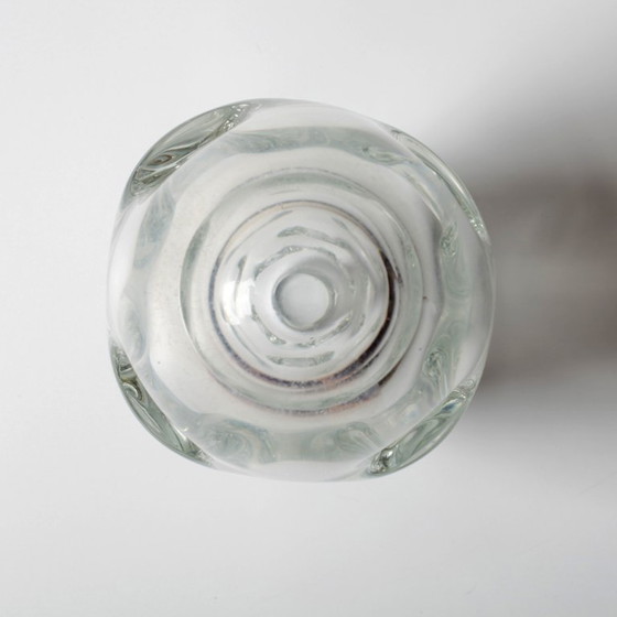 Mid-Century Clear Crystal Vase / Börne Augustsson / Åseda Glasbruk / Sweden / 1940s (photo 11 of 12)