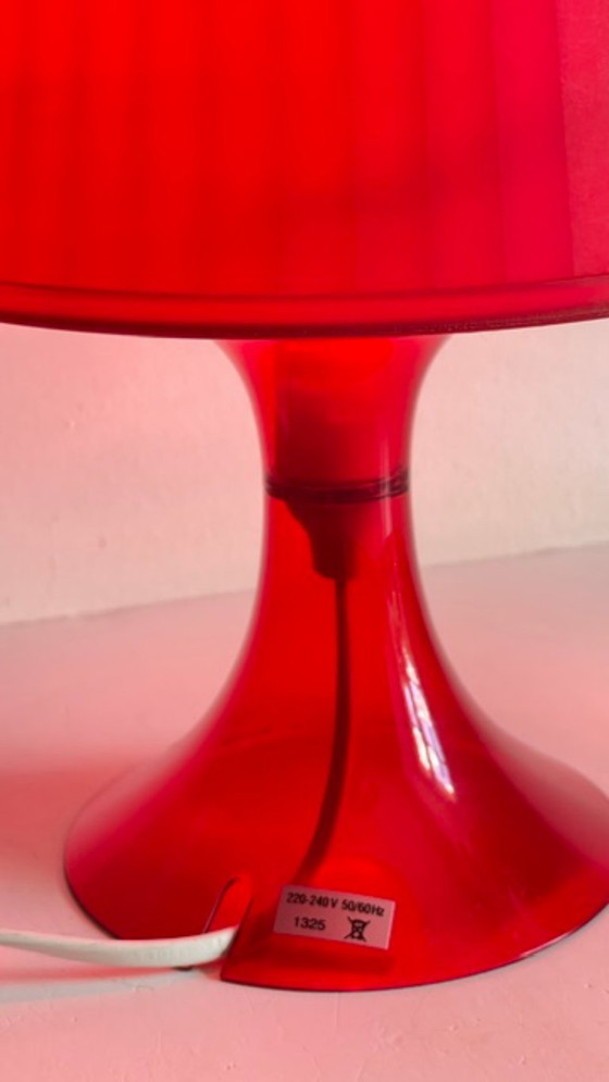 Red Ikea Vintage Lamp – Table lamps, Plexiglass (photo 18 of 24)