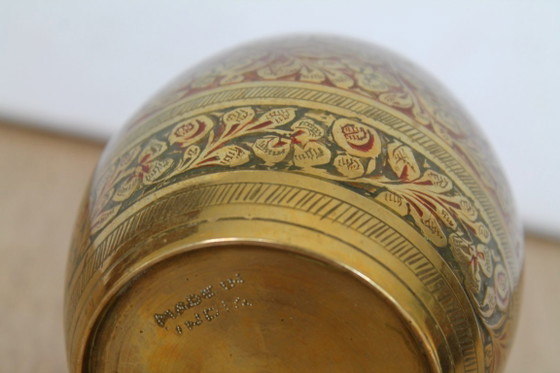 Image 1 of Pot indien vintage en forme de tonneau, milieu du XXe siècle - années 1960