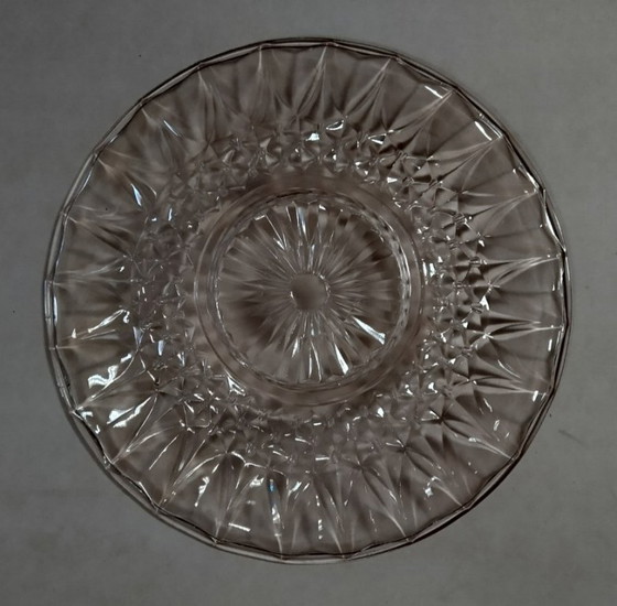 Image 1 of ciotola/piatto in vetro rosa chiaro