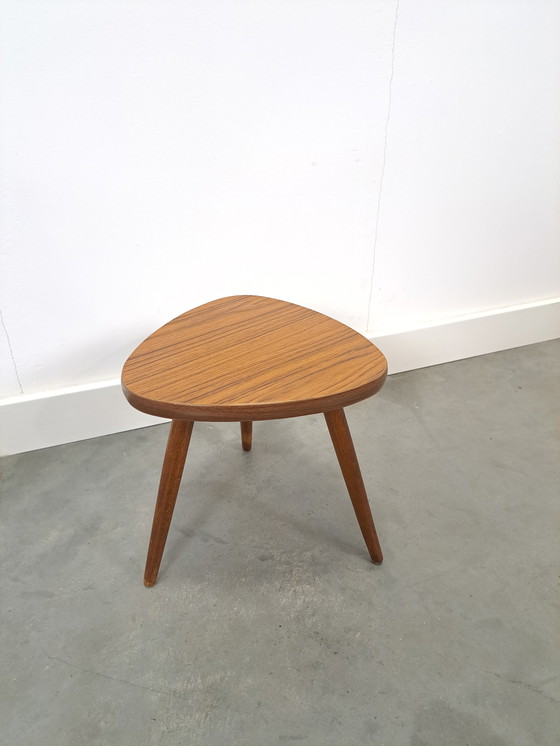 Image 1 of Beistelltisch mit brauner Formica-Platte, Pflanztisch Nr. 21