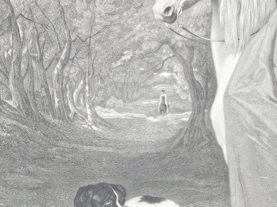 Naar Alfred de Dreux, Alleen op een bijeenkomst, 1858, Gravure – Litho's & Zeefdrukken (photo 14 of 15)