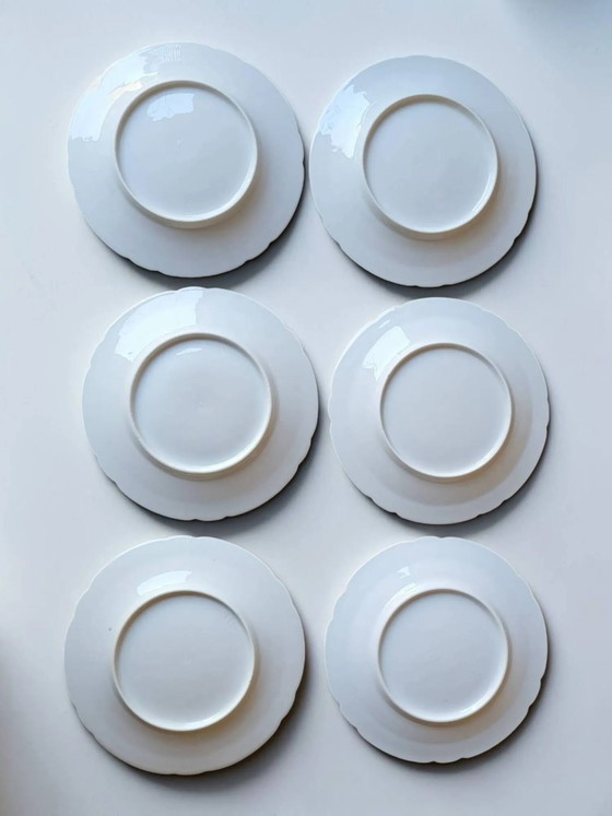 6 dessert plates in porcelain Old Paris 19th century – Crockery, Vintage (photo 17 of 28)