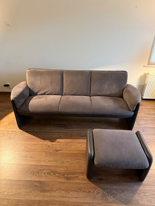 Leolux Bora Bora 3-seater sofa with ottoman