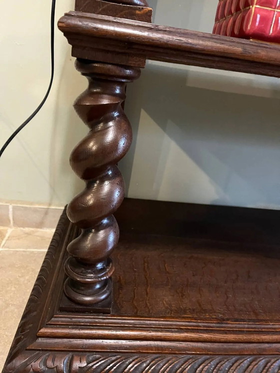 Konsole oder gedrehter Beistelltisch aus Holz – Konsolen, Marble, Wood (photo 14 of 21)