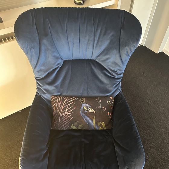 Image 1 of Poltrona relax Freifrau Leya Wingback con pouf