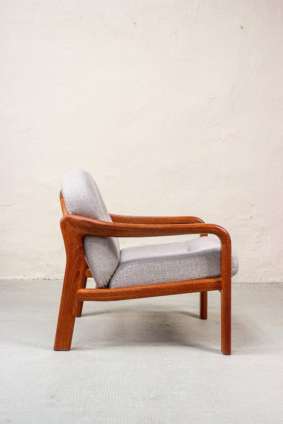 2 poltrone vintage in teak, stile danese anni '60. – Komfort, Textile (photo 6 of 18)