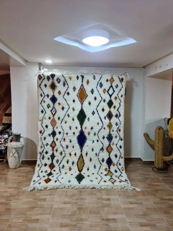 Tappeto Beni Ouarin tradizionale fatto a mano, misura 150 x 250 cm – Tappeti, Lana, Cotone (photo 2 of 3)