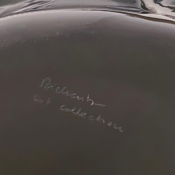 Image 1 of Ciotola vintage in vetro Richartz Art Collection di Hans Jürgen Richartz per Mathildenhütte, anni '70