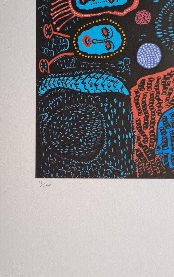Image 1 of D'après Yayoi Kusama, À propos de l'amour, Lithographie, années 1990