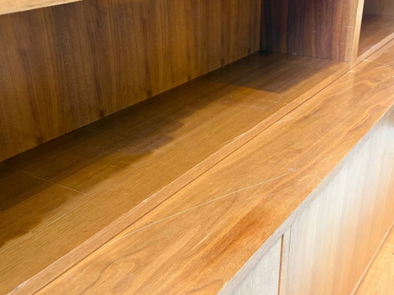 Image 1 of Woonkamermeubel uit het midden van de 20e eeuw, gemaakt van teakhout, Zwitserland, jaren 60.