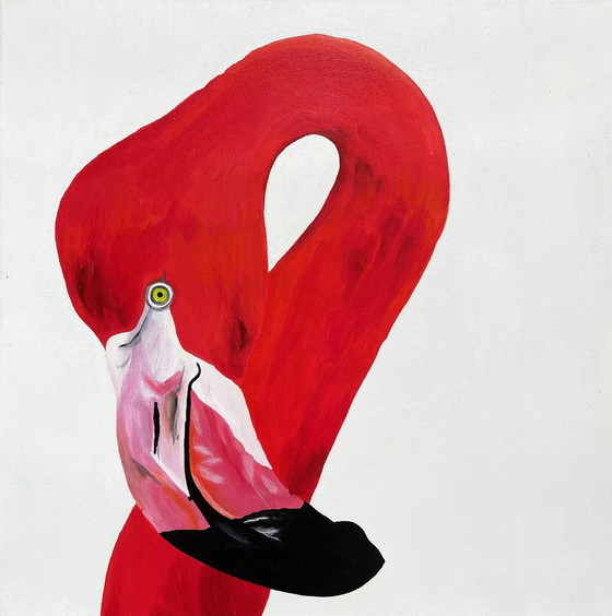 Image 1 of 2 paneles de flamencos